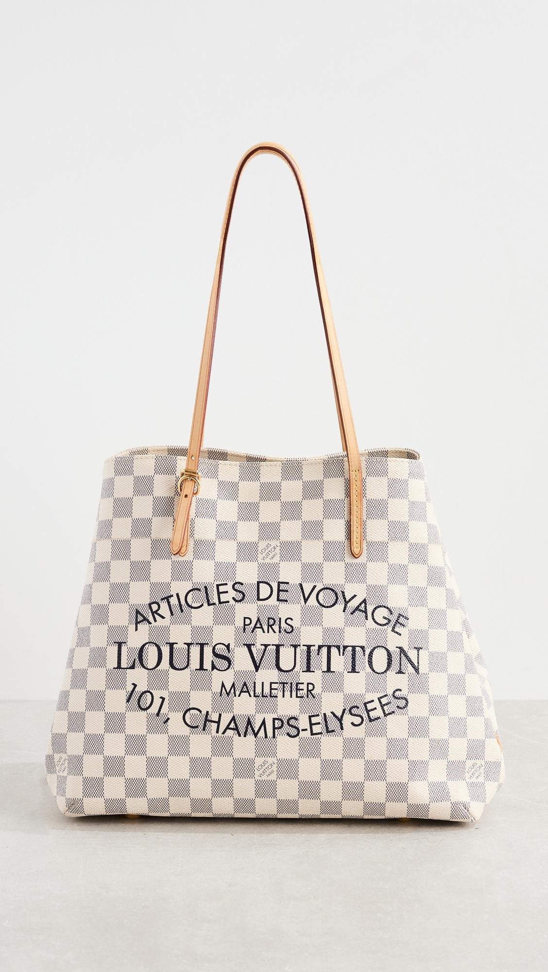 Louis Vuitton Damier Azur Cabas Articles De Voyage PM Tote by WHAT GOES AROUND COMES AROUND Louis Vuitton Damier Azur Cabas Articles De Voyage PM Tote by WHAT GOES AROUND COMES AROUND