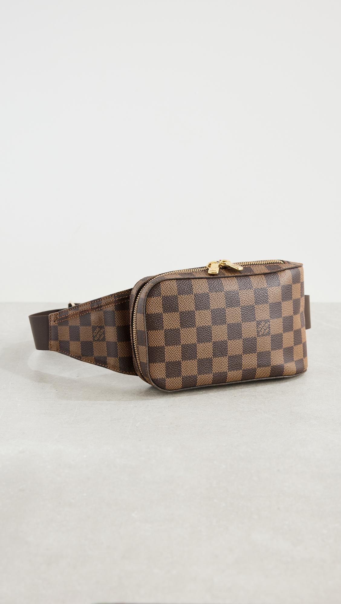 Louis Vuitton Damier Ebene Ab Geronimos Belt Bag by WHAT GOES AROUND COMES AROUND Louis Vuitton Damier Ebene Ab Geronimos Belt Bag by WHAT GOES AROUND COMES AROUND