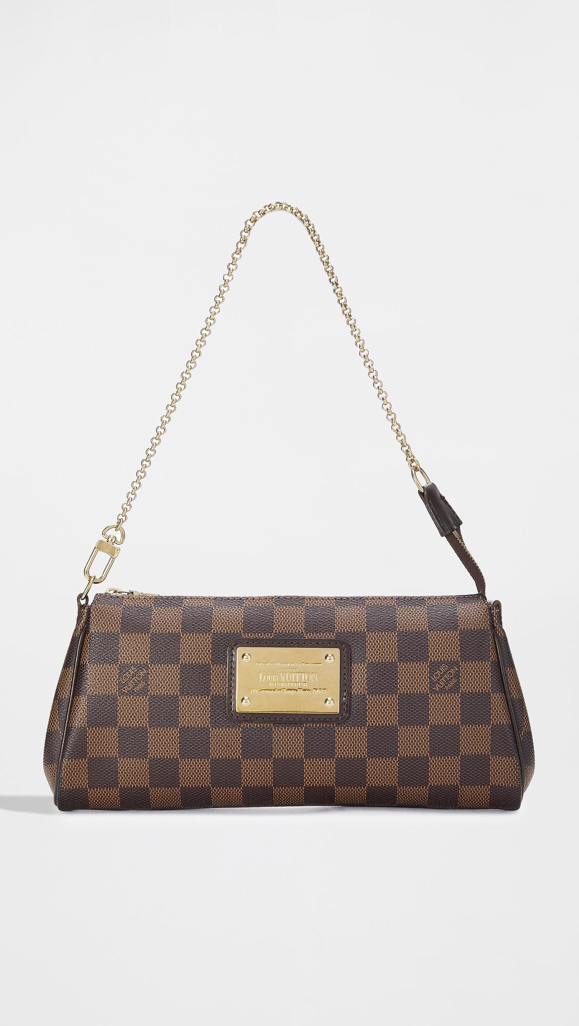 Louis Vuitton Damier Ebene Eva Bag by WHAT GOES AROUND COMES AROUND