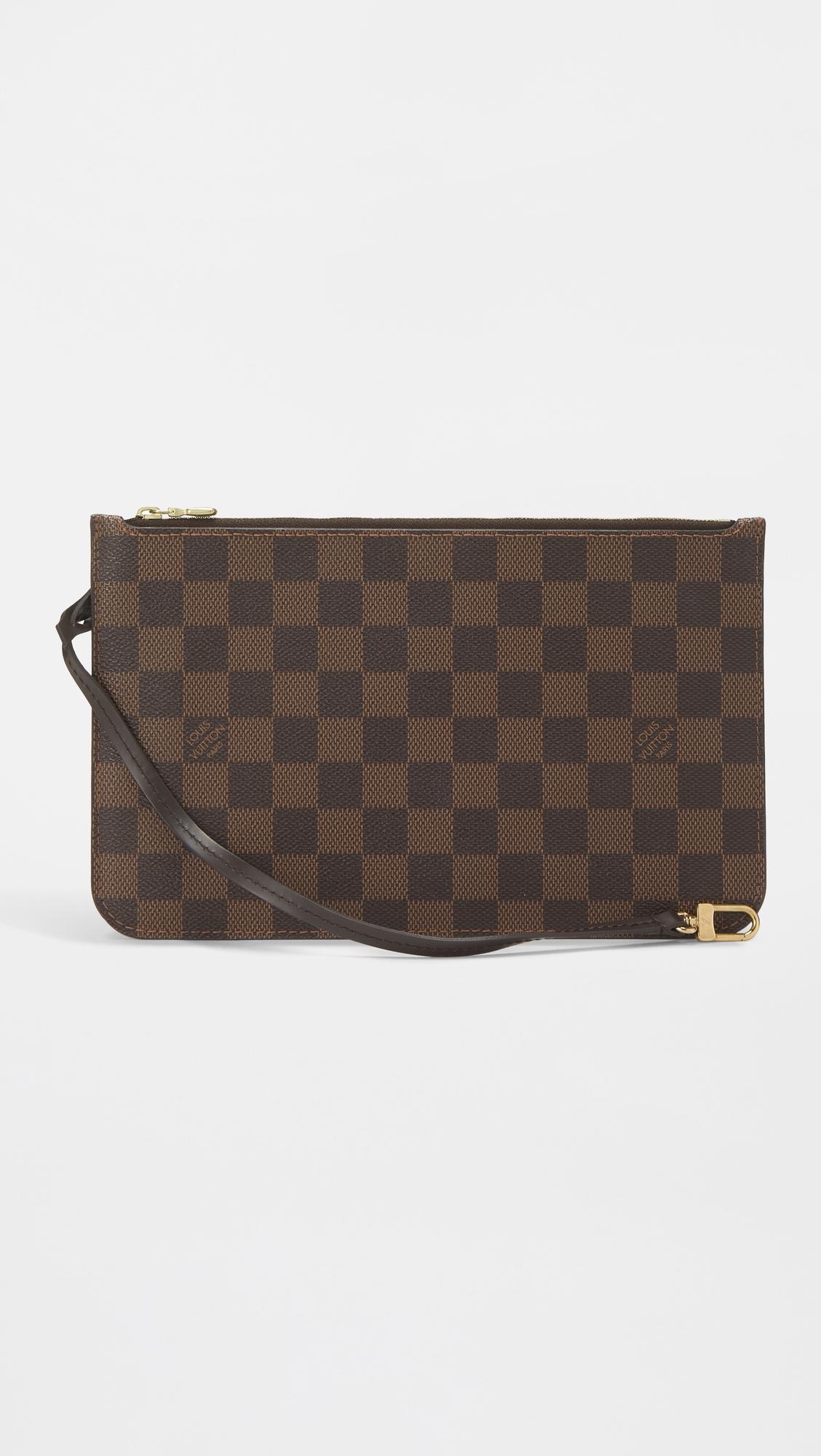 Louis Vuitton Damier Ebene Neverfull NM GM Pouch by WHAT GOES AROUND COMES AROUND