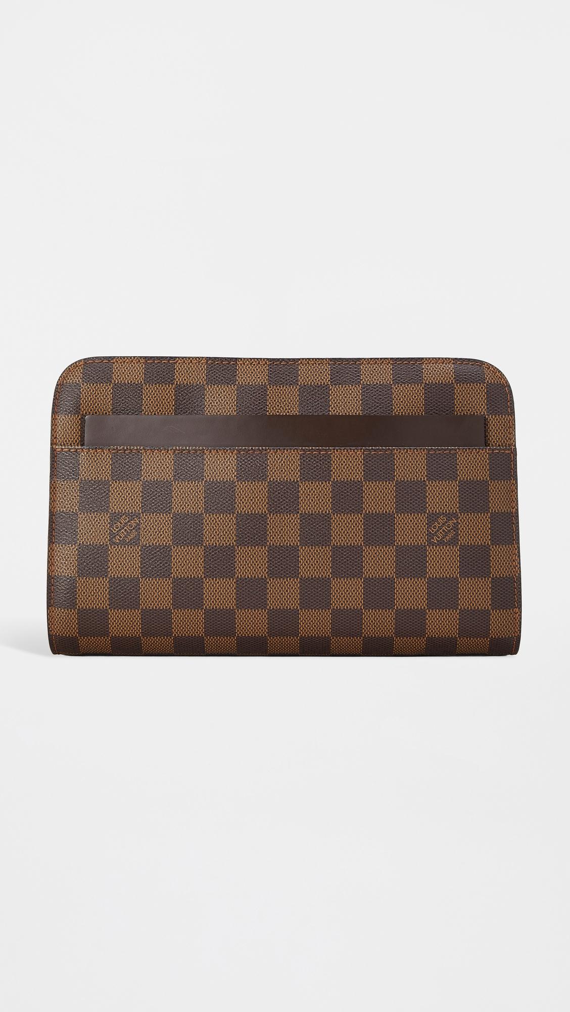 Louis Vuitton Damier Ebene Saint Louis Cosmetic Case by WHAT GOES AROUND COMES AROUND