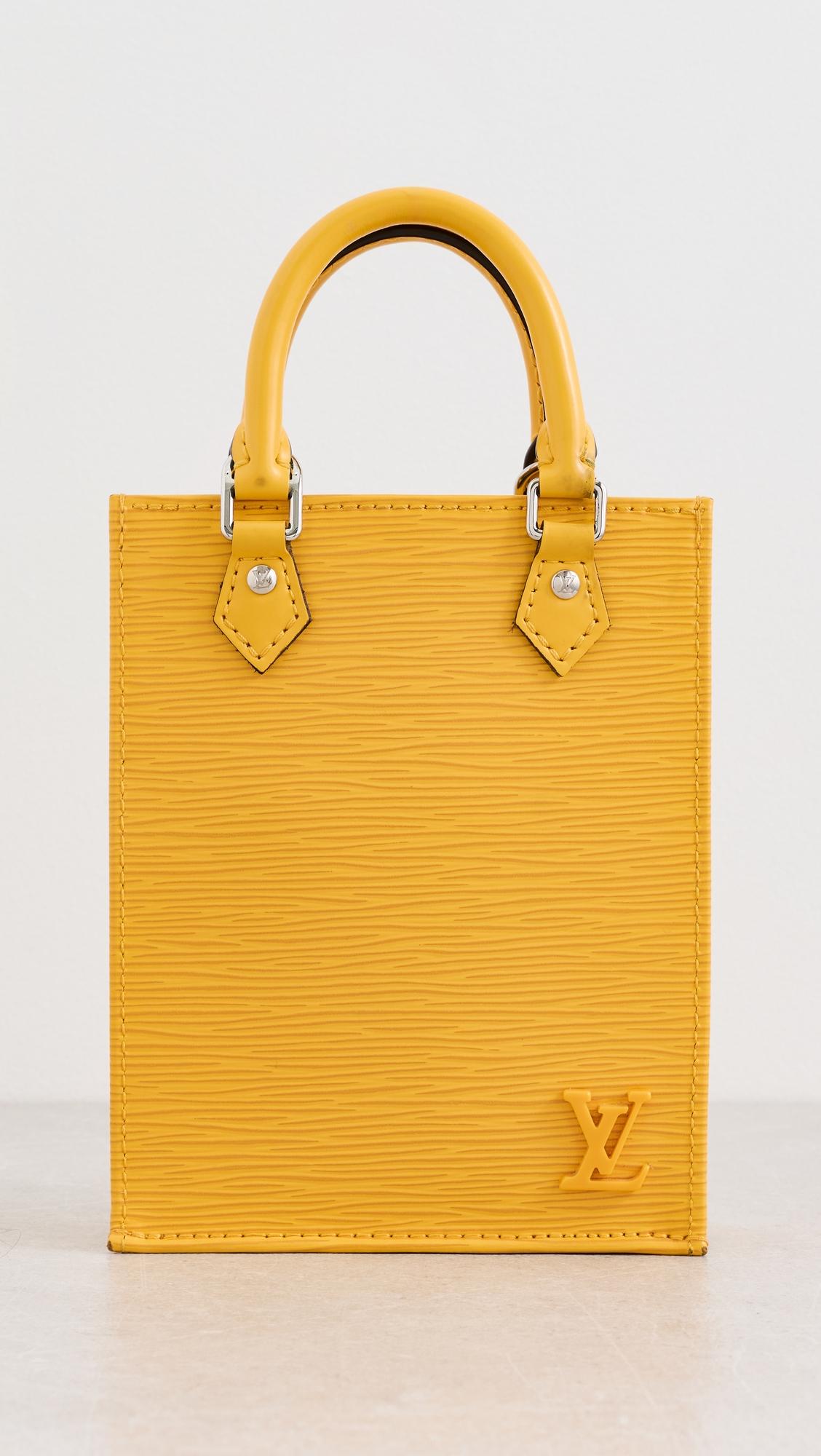 Louis Vuitton Epi Sac Platinum Petite Tote Bag by WHAT GOES AROUND COMES AROUND
