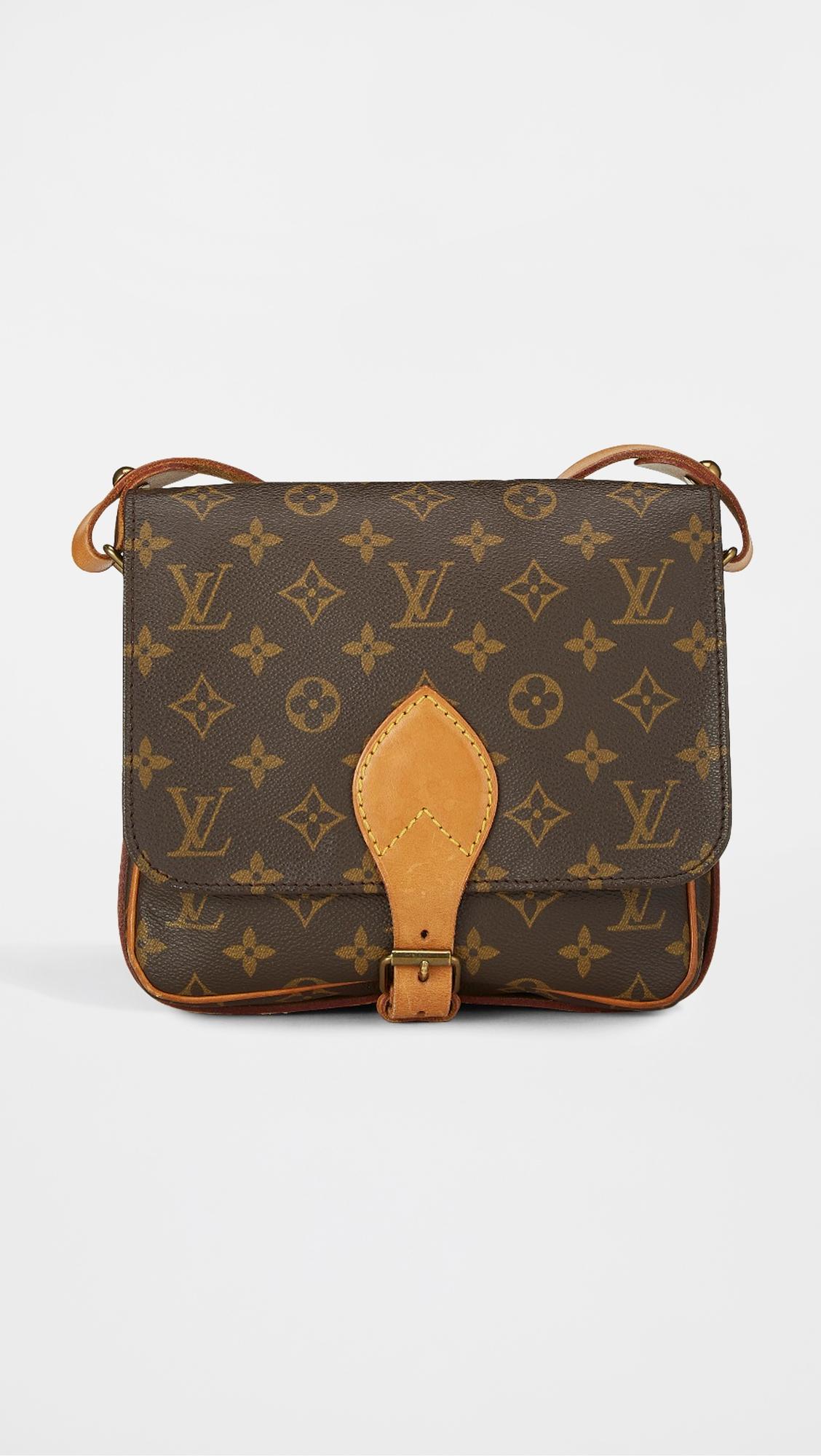 Louis Vuitton Monogram Cartouchiere MM Bag by WHAT GOES AROUND COMES AROUND