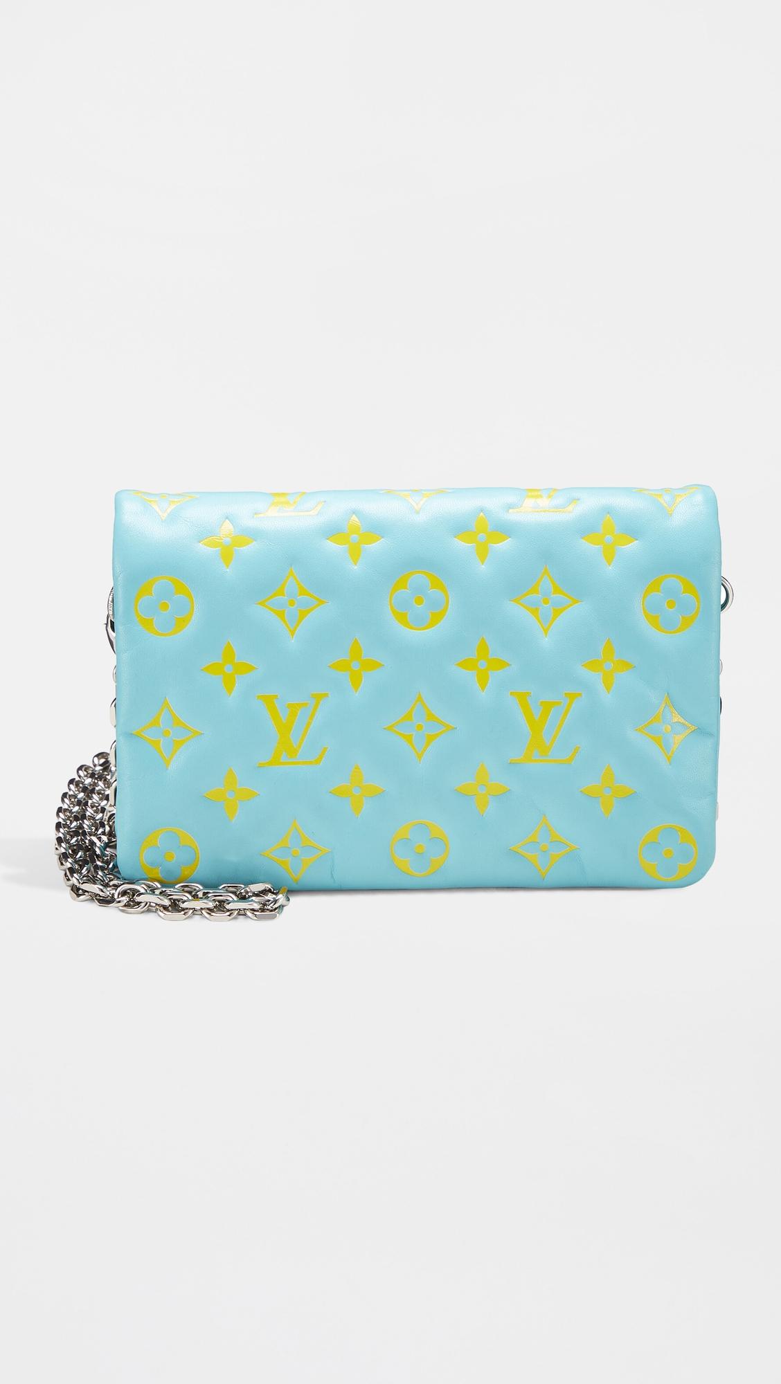 Louis Vuitton Monogram Embossed Pochette Coussin Shoulder Bag by WHAT GOES AROUND COMES AROUND