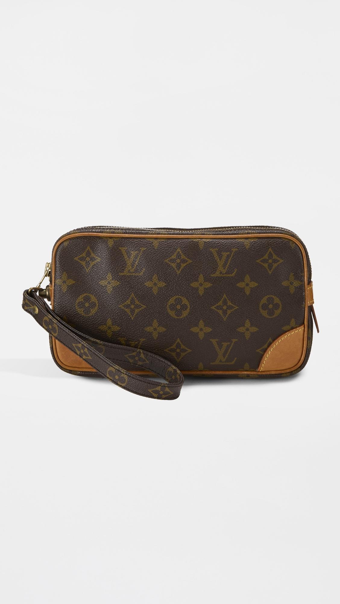 Louis Vuitton Monogram Marly Dragonne Wristlet 22 PM by WHAT GOES AROUND COMES AROUND