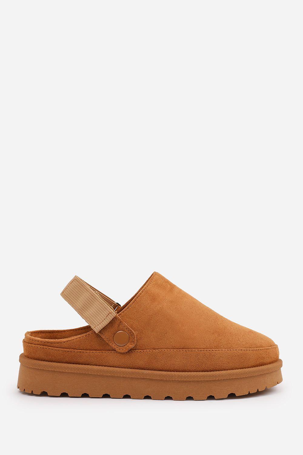 'Aurelia' Slip On Adjustable Strap Mini Boots by WHERE'S THAT FROM