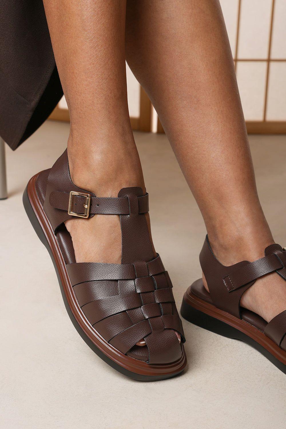 Chime Fisherman Flatform Sandal by WHERE'S THAT FROM