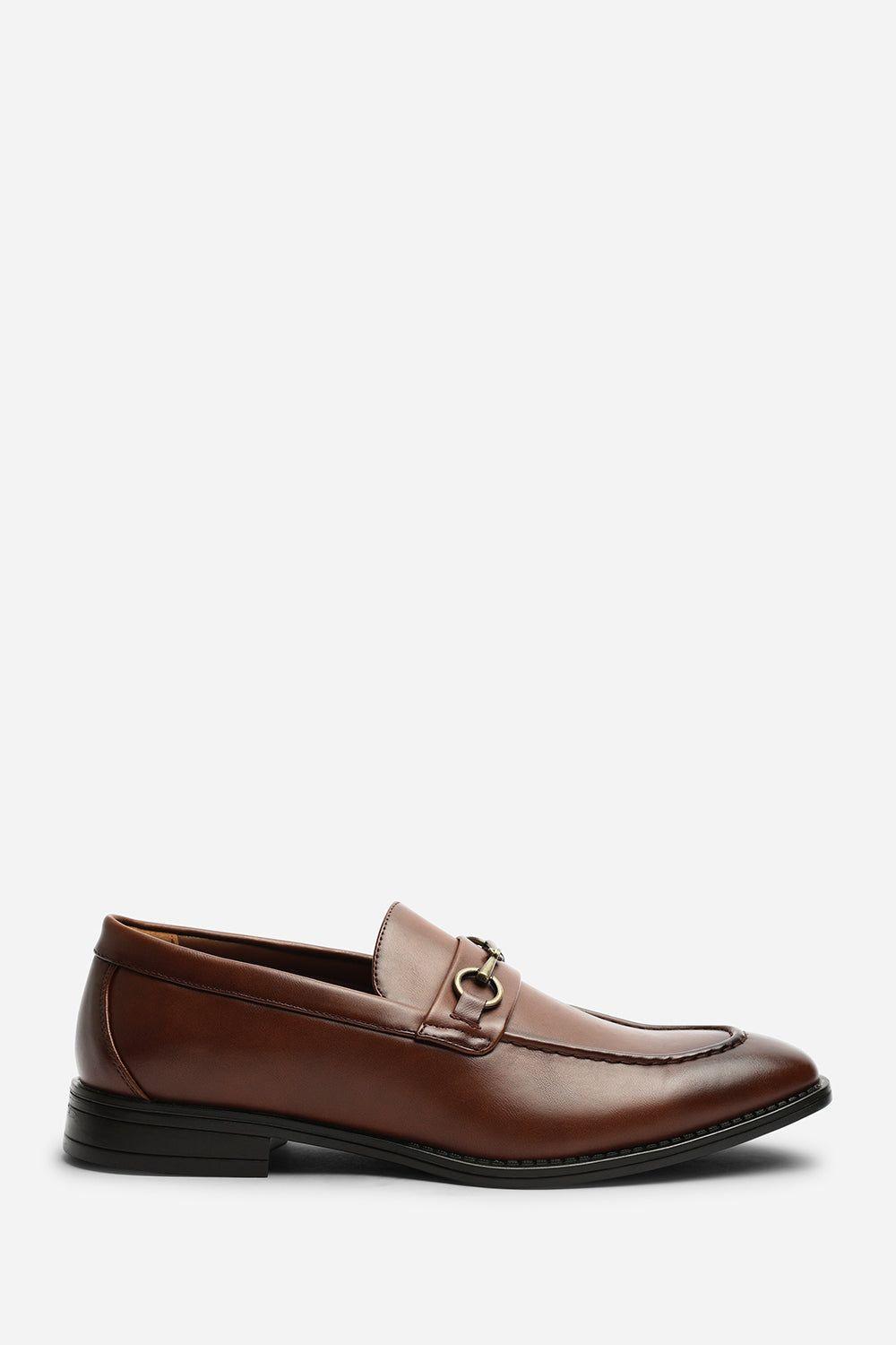 Declan Pointed Toe Slip On Buckle Loafer by WHERE'S THAT FROM