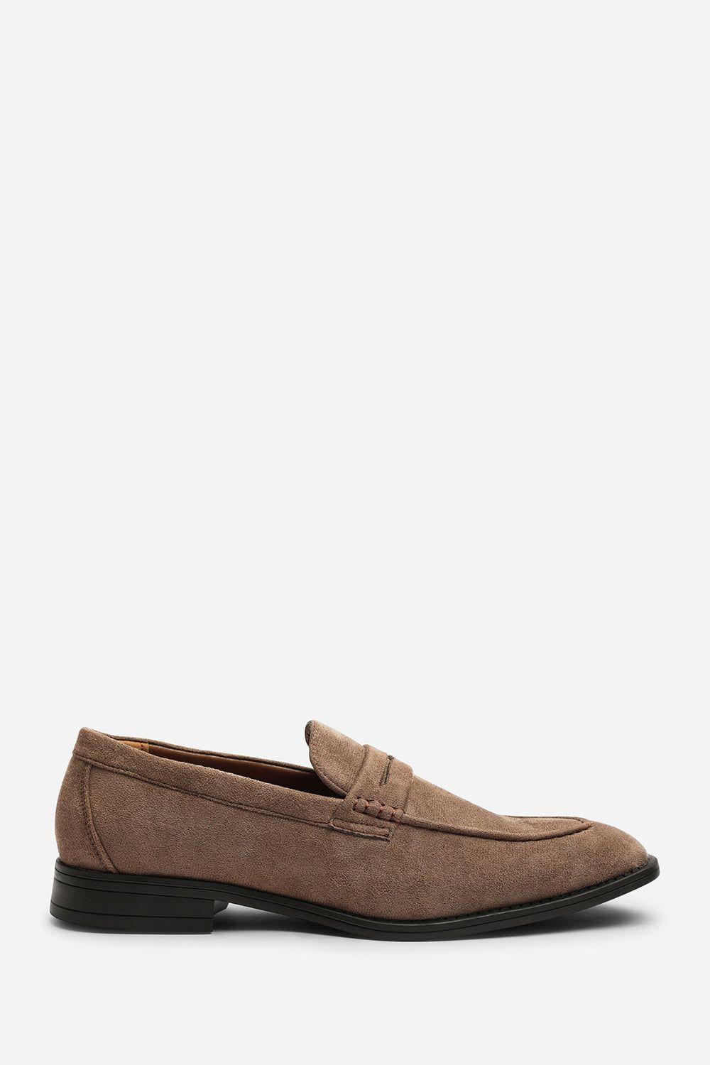 Gavin Suede Slip on Penny Loafer by WHERE'S THAT FROM