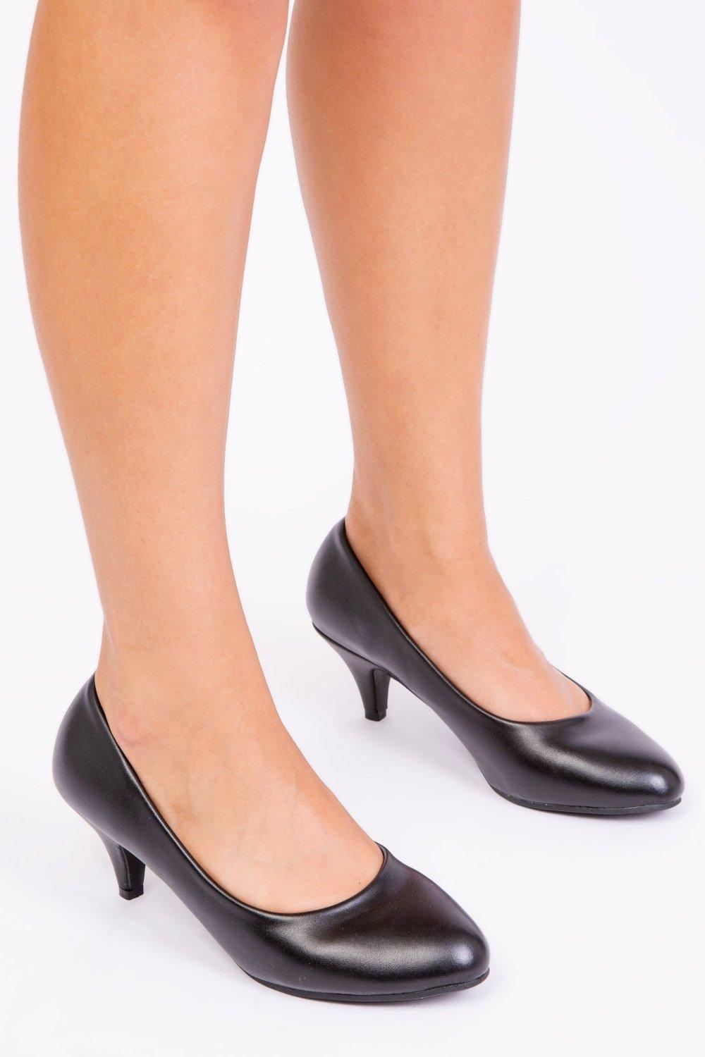 'Shea' Low Heel Court Pump by WHERE'S THAT FROM