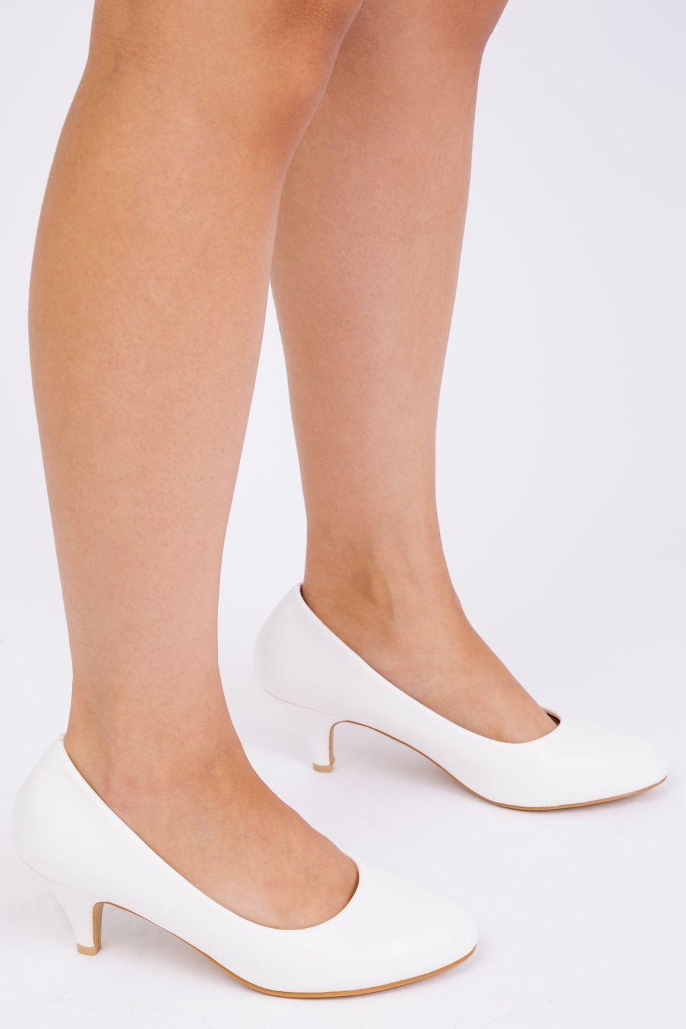 'Shea' Low Heel Court Pump by WHERE'S THAT FROM
