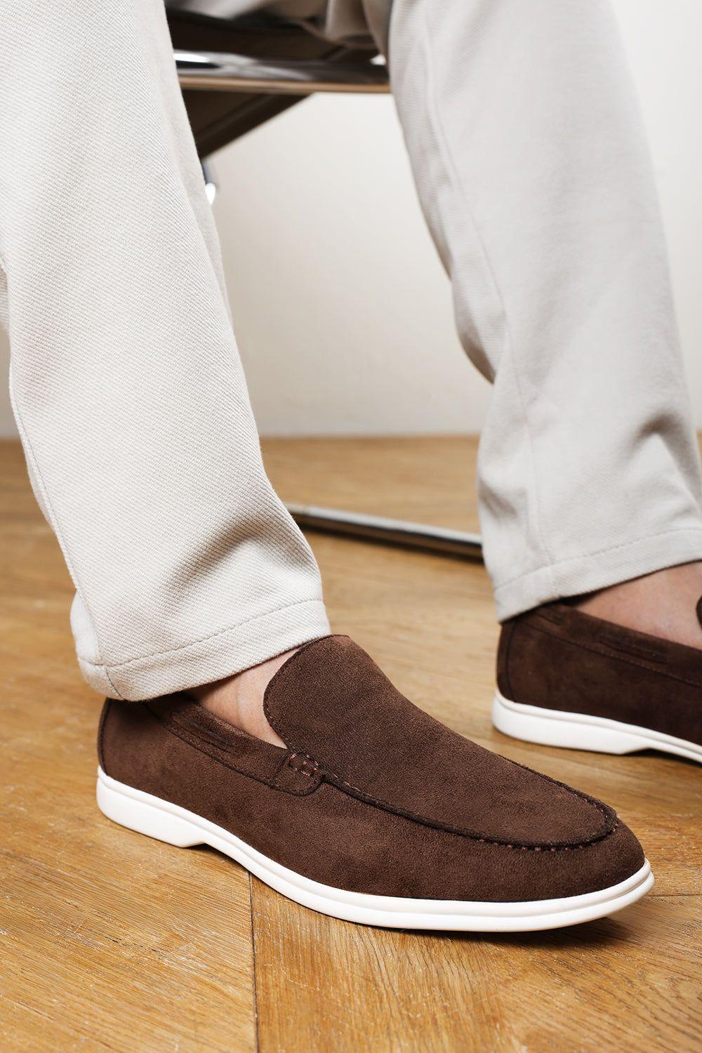 Trent Suede Slip On Easy Loafer by WHERE'S THAT FROM