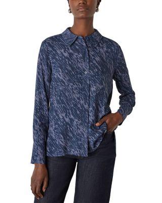 Abstract Marks Collared Shirt by WHISTLES
