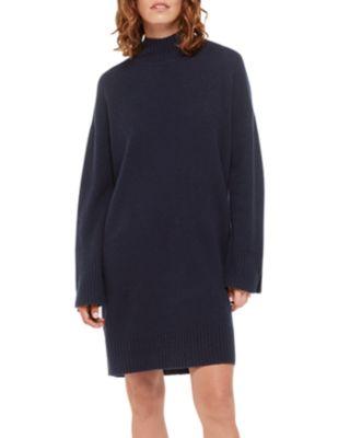 Amelia Mock Neck Long Sleeve Sweater Dress by WHISTLES