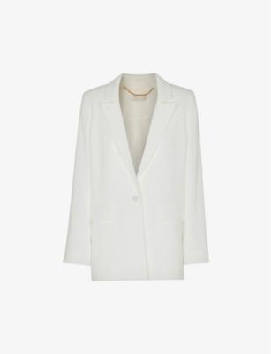 Andie single-breasted woven wedding blazer by WHISTLES