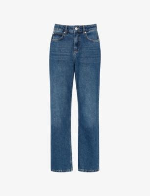 Authentic Column-Leg High-Rise Denim Jeans by WHISTLES