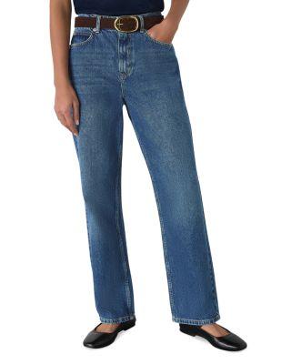 Authentic Column Leg Jeans in Denim by WHISTLES Authentic Column Leg Jeans in Denim by WHISTLES