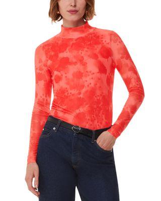 Blurred Blooms Mesh Top by WHISTLES