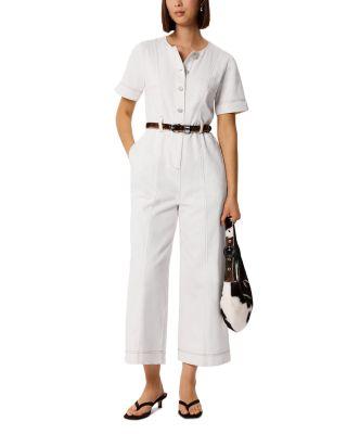 Button Front Jumpsuit by WHISTLES
