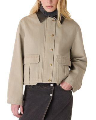 Casual Contrast Collar Jacket by WHISTLES