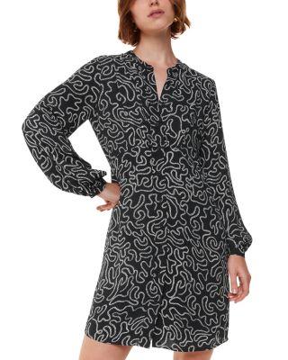 Chain Print Flippy Dress by WHISTLES