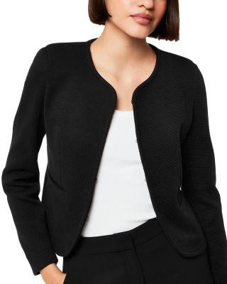 Collarless Jersey Jacket by WHISTLES
