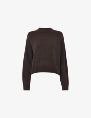 Curved-Hem Regular-Fit Wool Jumper by WHISTLES