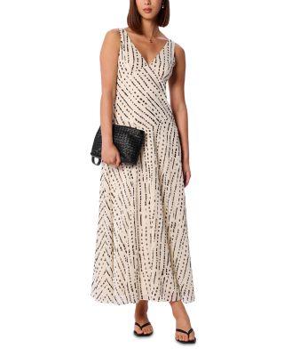 Dashed Spot Dobby Maxi Dress by WHISTLES