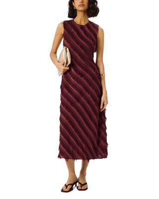 Diagonal Fringe Dress - Exclusive by WHISTLES