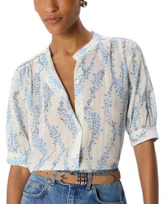 Ditsy Stem Textured Shirt by WHISTLES