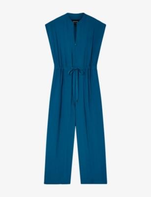 Drawstring-Waist Relaxed-Fit Woven Jumpsuit by WHISTLES