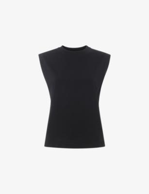 Edie Round-Neck Sleeveless Cotton Vest by WHISTLES