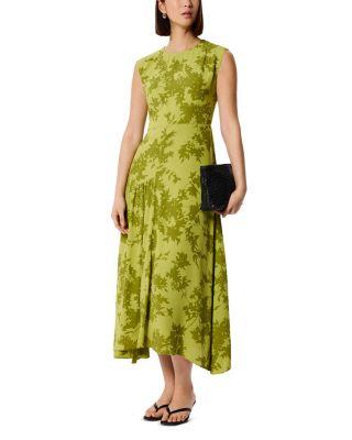 Floral Asymmetric Dress by WHISTLES