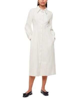 Harlowe Denim Midi Dress by WHISTLES