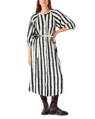 Hazy Stripe Mabel Dress by WHISTLES