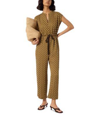 Ikat Spot Sleeveless Jumpsuit by WHISTLES