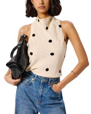 Jacquard Satin Top by WHISTLES