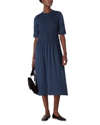 Jersey Shirred Midi Dress by WHISTLES