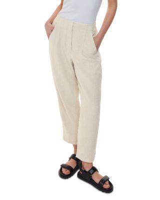 Linen Barrel Leg Pants by WHISTLES