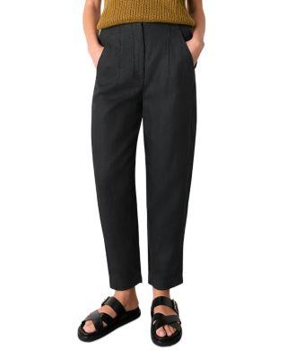 Linen Barrel Leg Trousers by WHISTLES