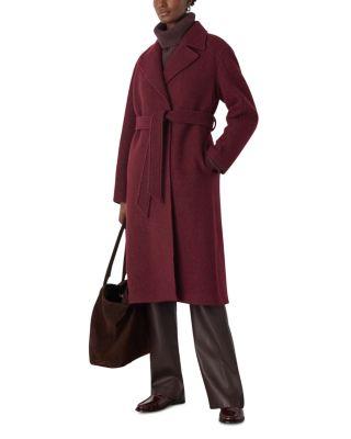 Long Belted Wool Coat by WHISTLES
