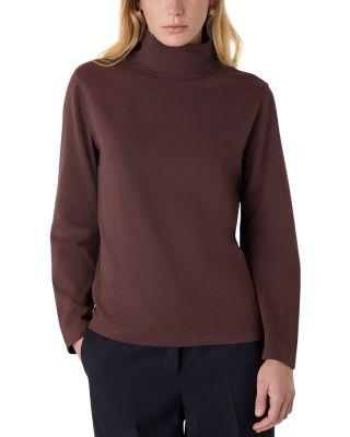 Long Sleeve Funnel Neck Jersey Sweater by WHISTLES