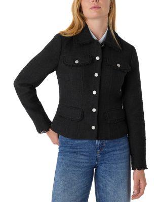 Lucie Crop Boucle Jacket by WHISTLES