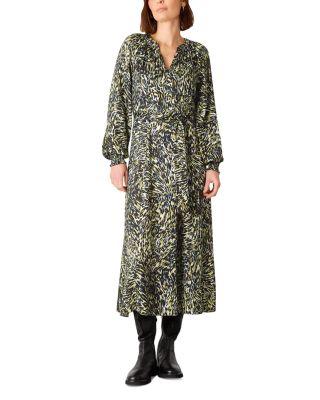 Marlow Leopard Swirl Dress by WHISTLES