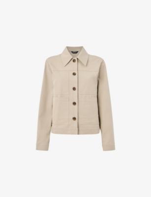 Mia Four-Pocket Cotton-Blend Jacket by WHISTLES