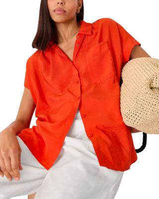 Nicola Button Front Shirt by WHISTLES
