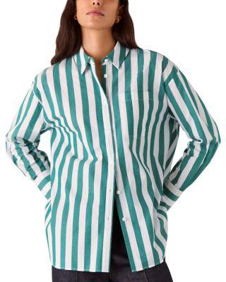 Oversized Striped Shirt by WHISTLES