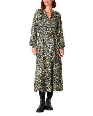 Petite Marlow Leopard Swirl Dress by WHISTLES