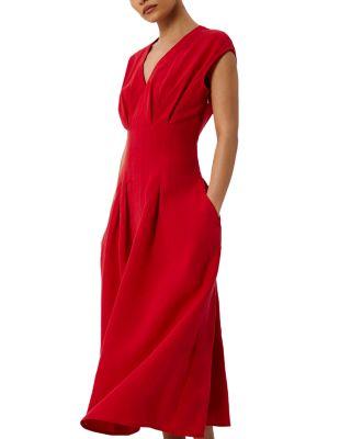 Petite Panel Linen Blend Dress by WHISTLES