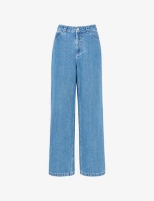 Relaxed-Fit Straight-Leg High-Rise Jeans by WHISTLES